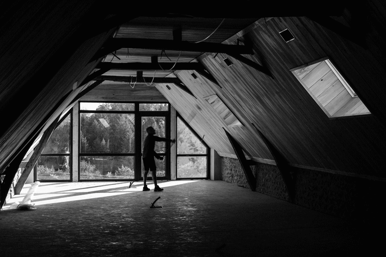 Photo du fenil, un espace des Granges de la Haute